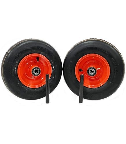 りんご　1117 Amazon.com : MowerPartsGroup (2) Pneumatic Tire Assemblies